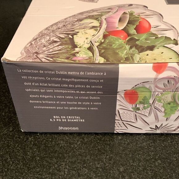 Godinger 8.5" Serving Bowl, Salad Bowl, Dublin Collection, Giftable Packaging - Picture 10 of 12